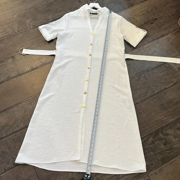 NWOT BELTED SHIRT DRESS SIZE L - Picture 6 of 16